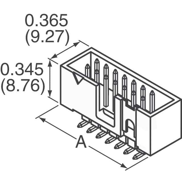 72454-014LF Amphenol ICC (FCI)  Headers Male Pins